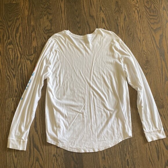 Hollister Logo White Long Sleeve Top - Picture 4 of 5